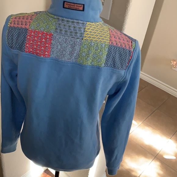 Vineyard Vines blue zip up pullover - Picture 10 of 17